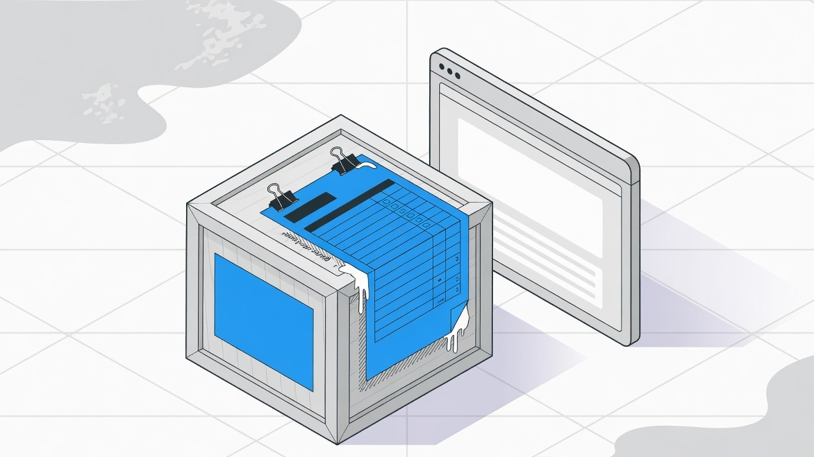 Editorial scene of a Netlify deploy collecting a contact form